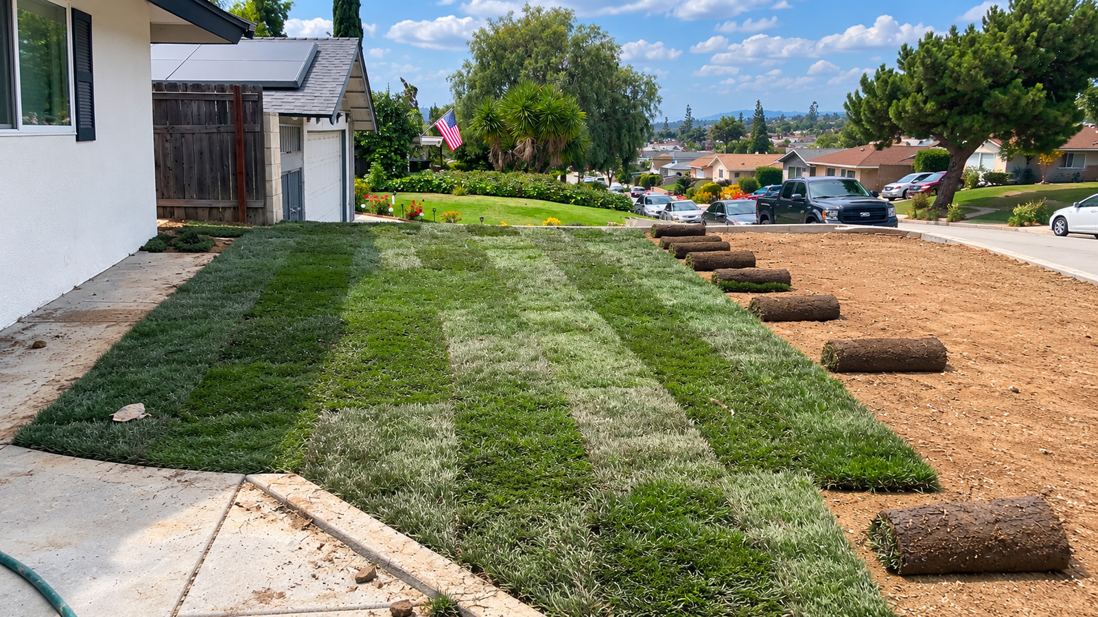 Lawn care and garden maintenance professional serving homes in Los Angeles, California